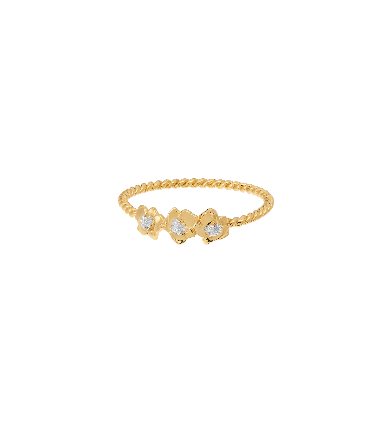 A&N Fiorita Ring Goud/Zilver