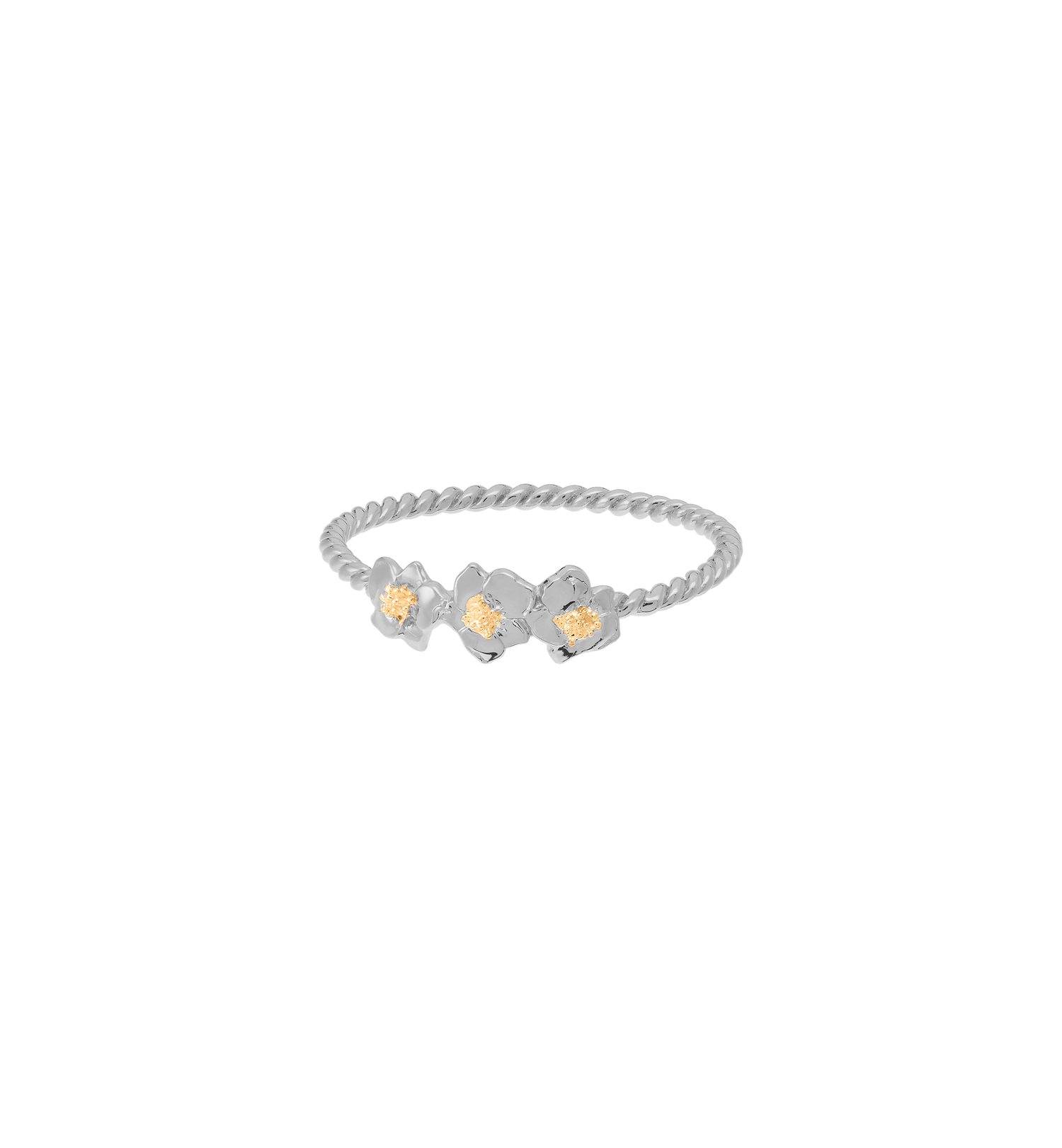 A&N Fiorita Ring Goud/Zilver