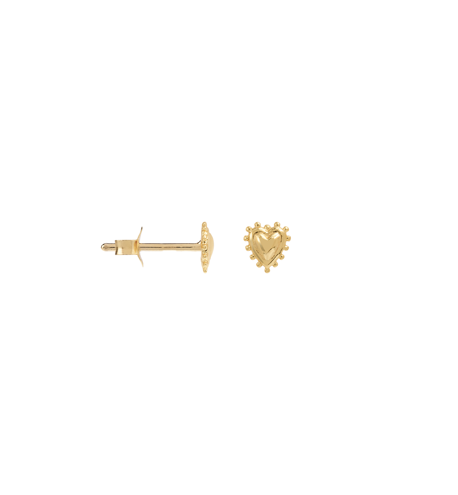 A&N Single Bravery Heart Stud