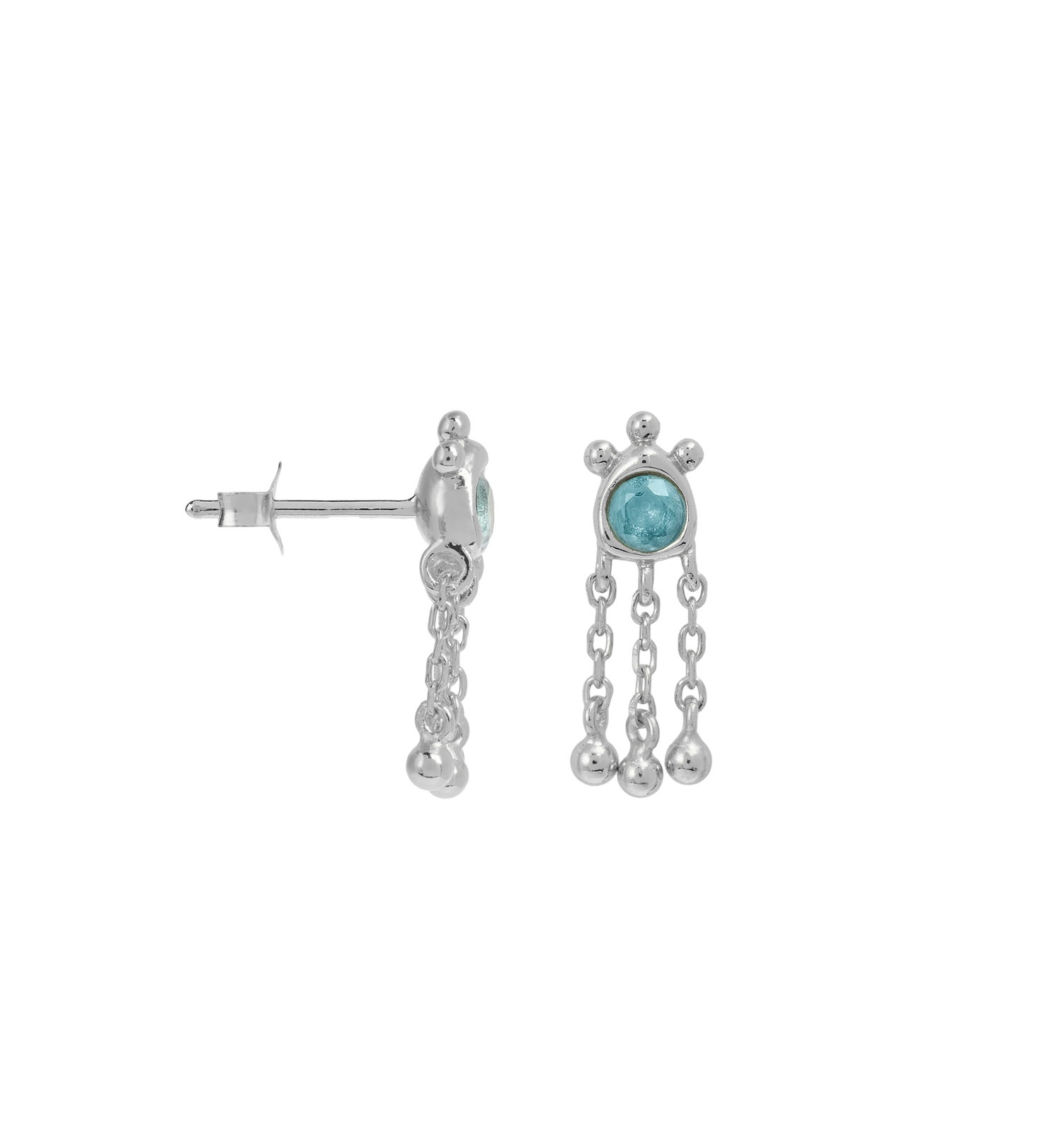 A&N Single Pebble Stud