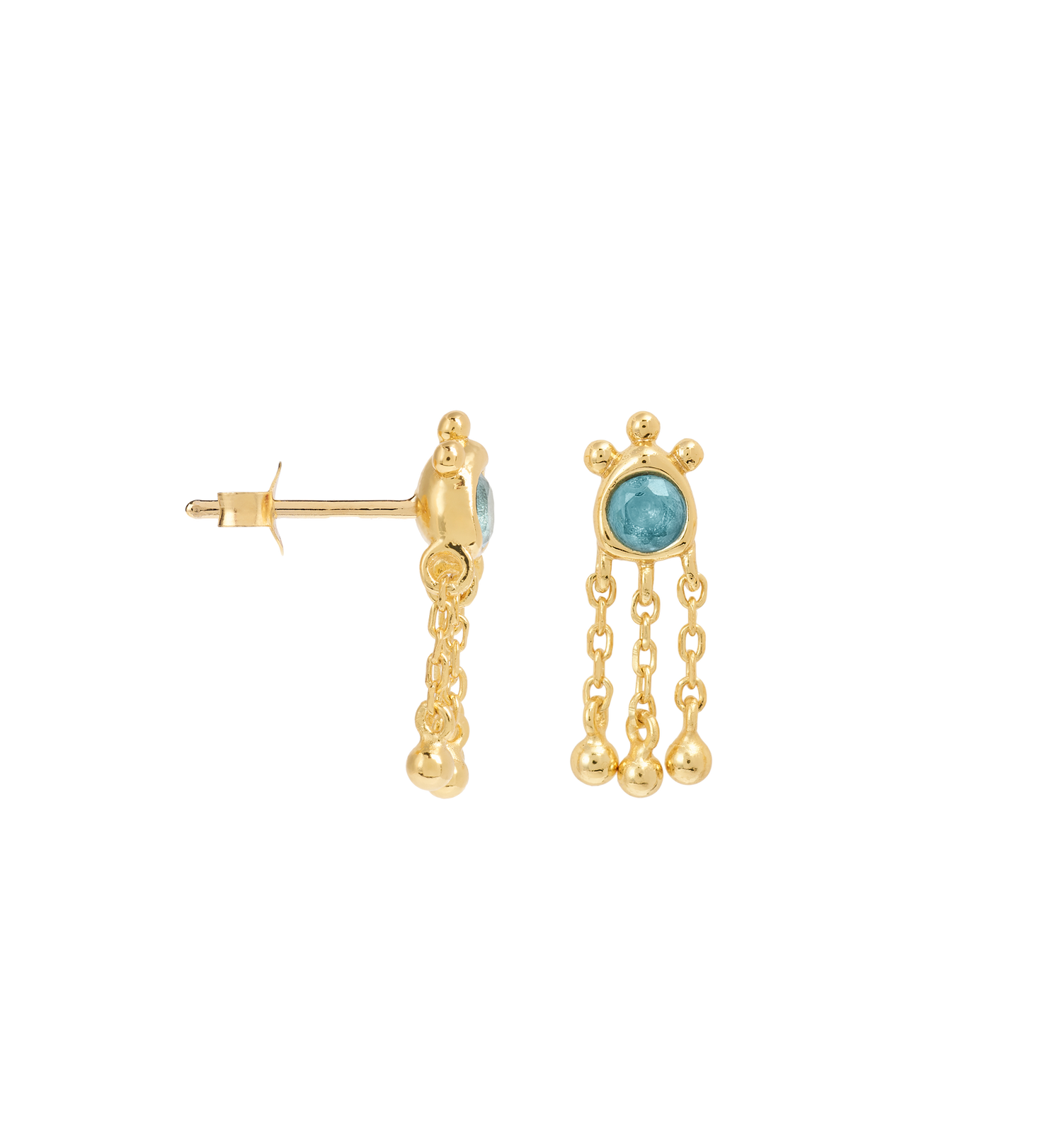 A&N Single Pebble Stud