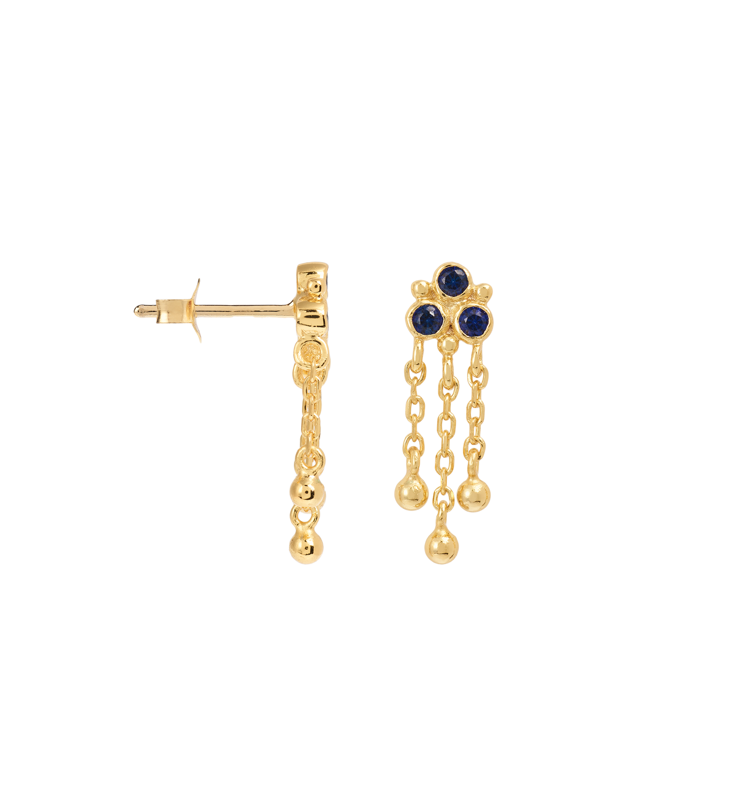 A&N Single Marble Stud