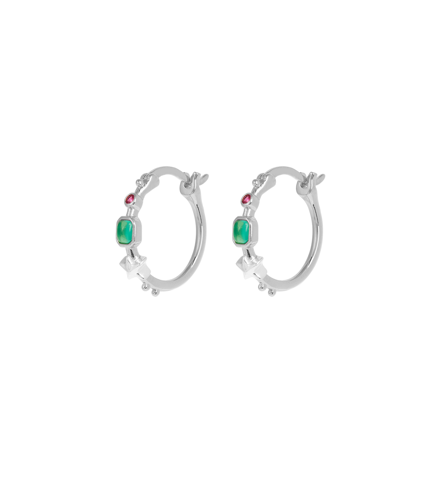 A&N Small Storybook Hoop Earrings