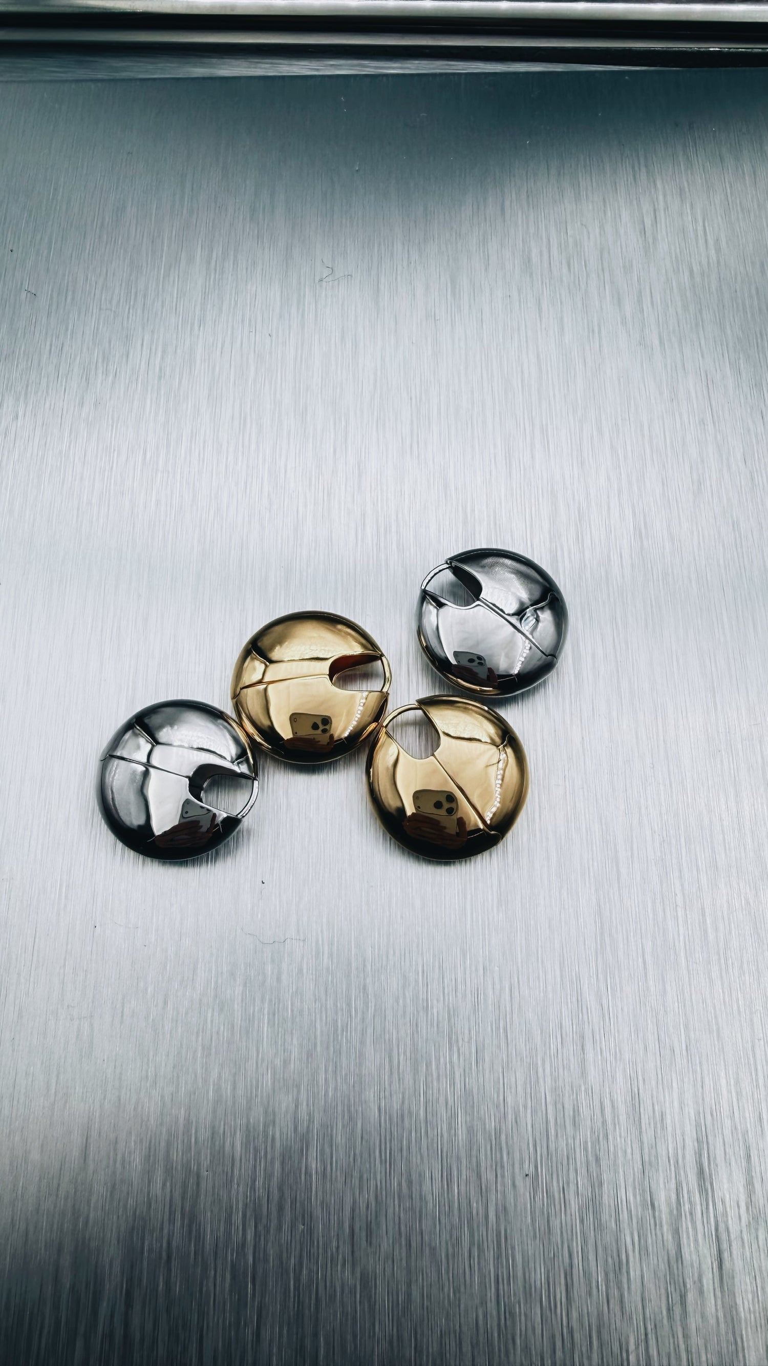 BA Eclipse Earring-Goud/Zilver