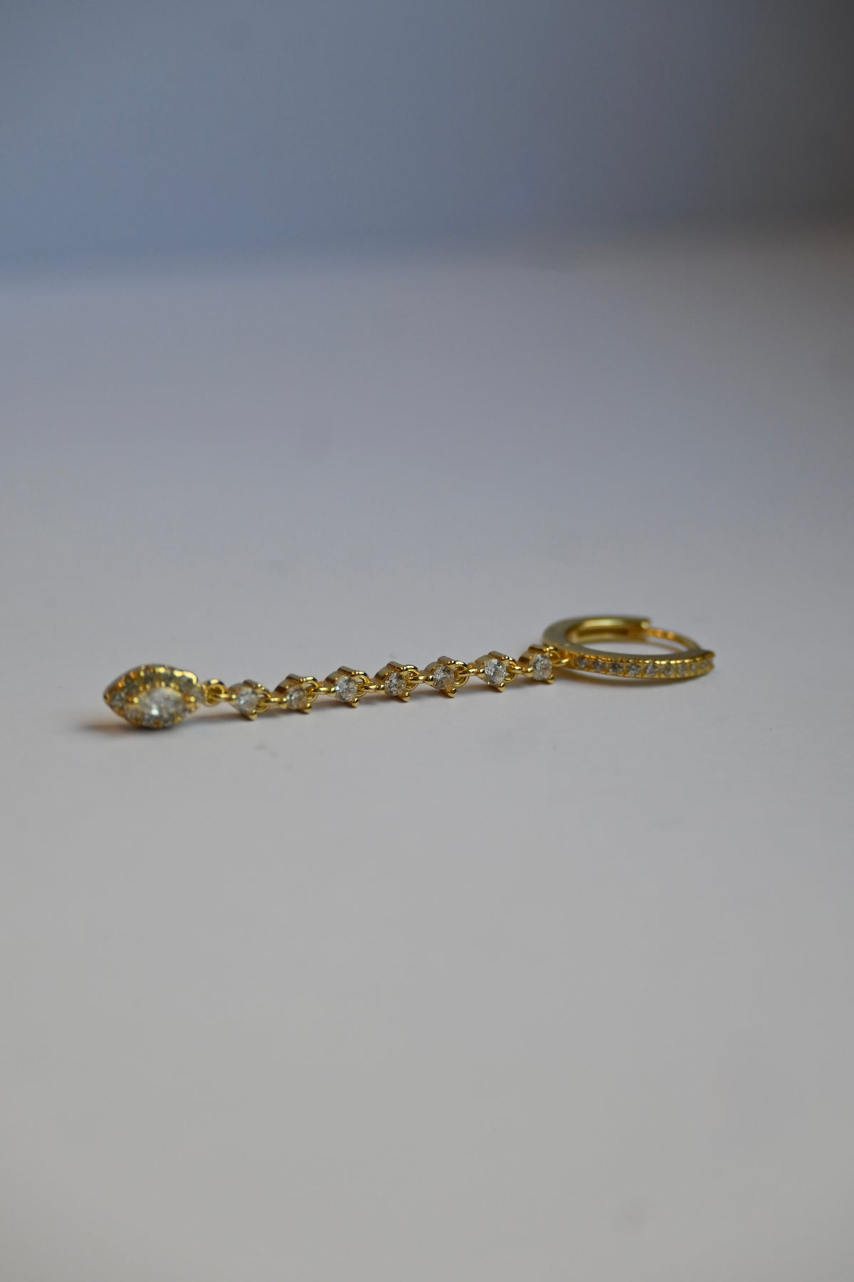 Alix Long Diamond Earring