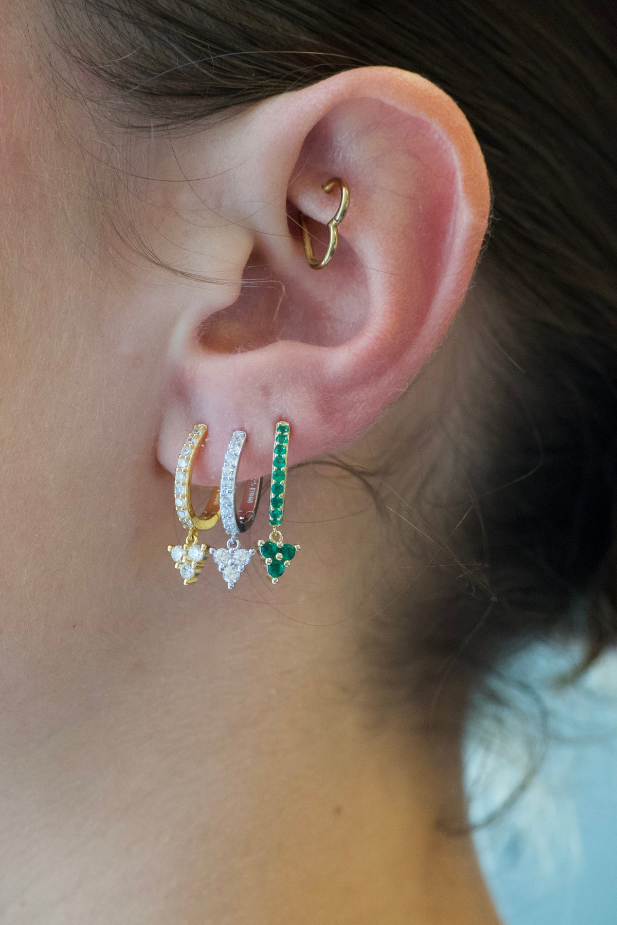 Triangle Hoop Earring-Verschillende kleuren