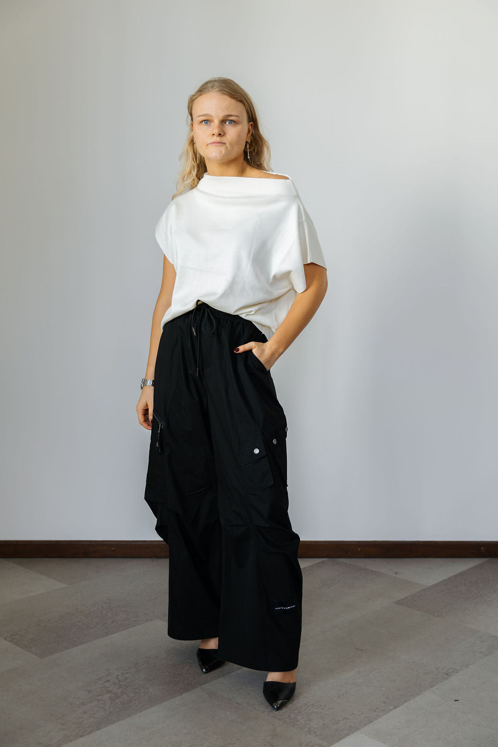 Lucy Off Shoulder Top Ecru