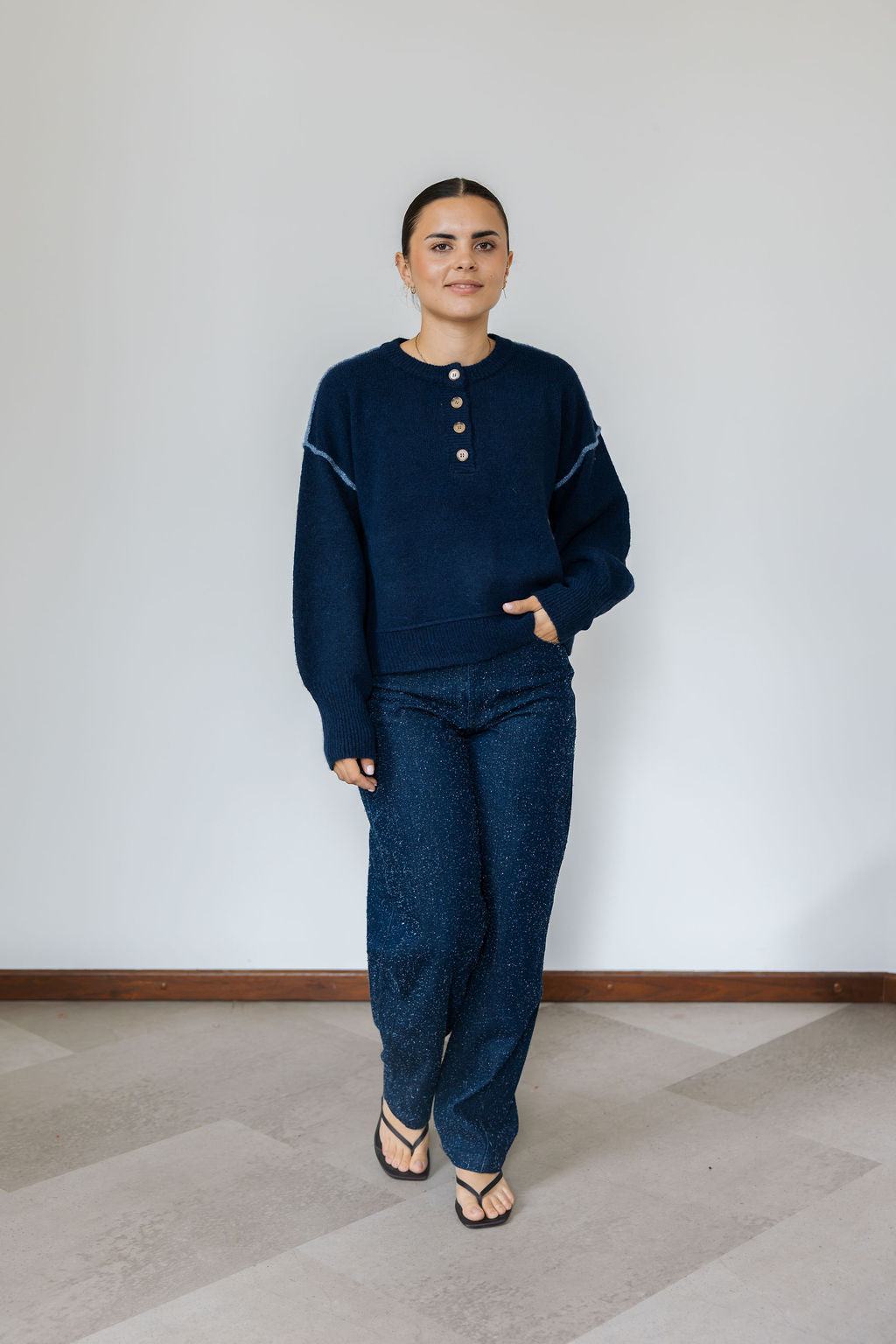 WP Elin Jumper - Navy Blue