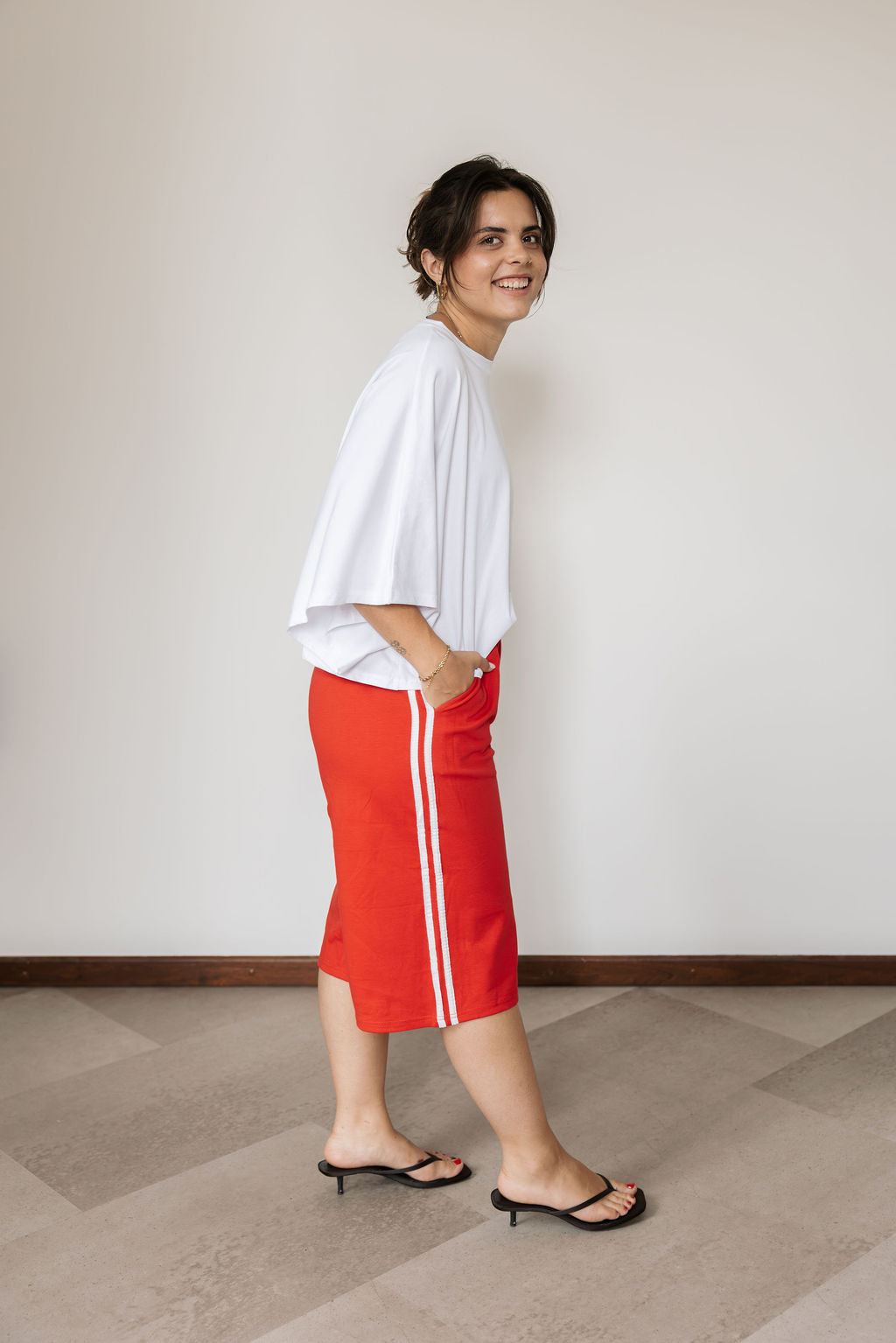 Dakota Jorts Red