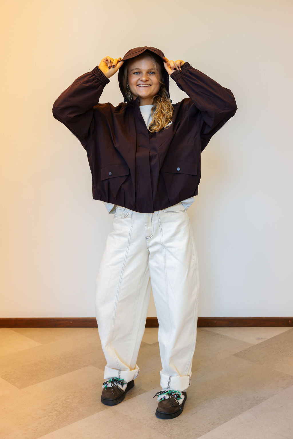 Flotte Garance Bomber Veste Cassis