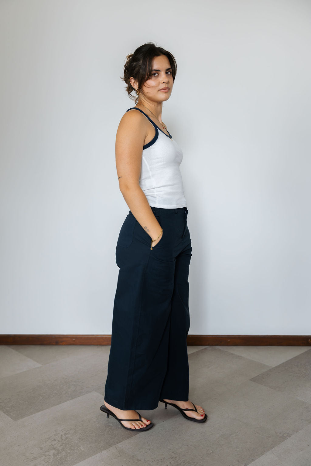 Zena Tank Top Marine Blue