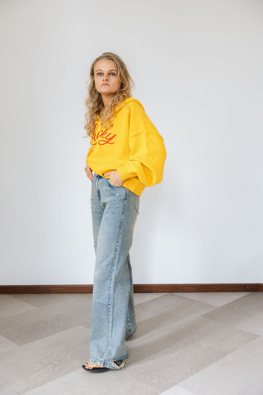 H&Y Lucky Cardigan Yellow
