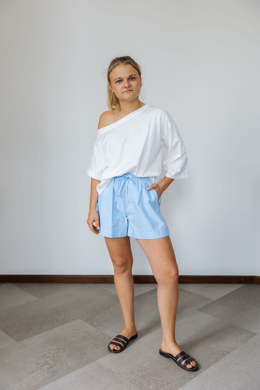 Julie One Shoulder White