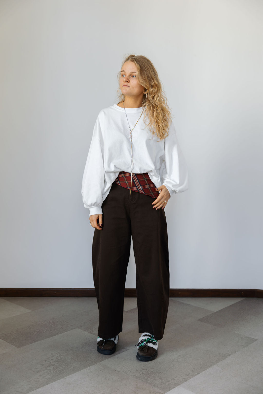 Nora Cross-Back Top White