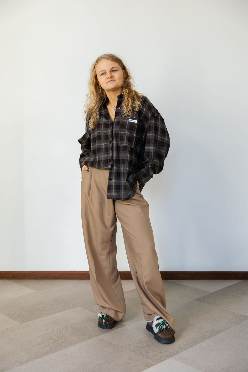 H&Y Jella Blouse Tipsy Red Check