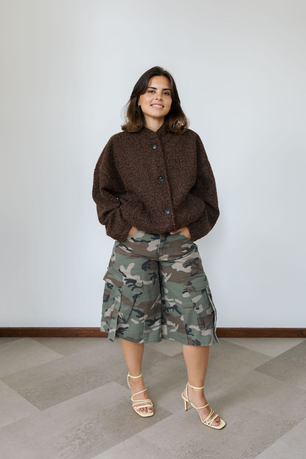 Odille Army Jorts