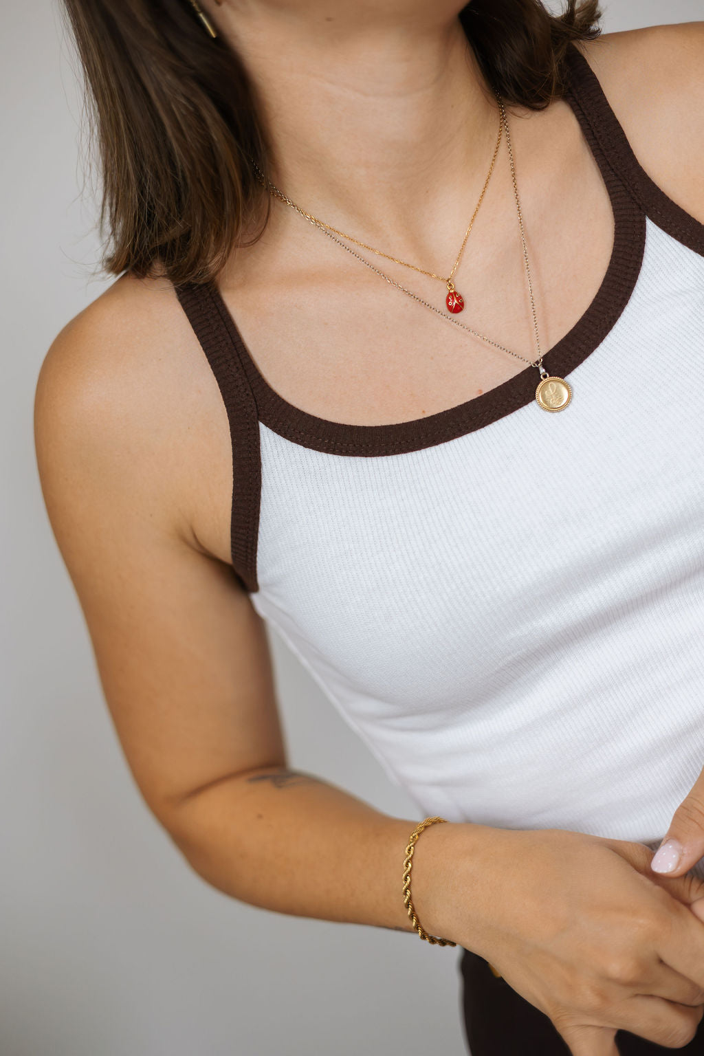 Zena Tank Top Brown