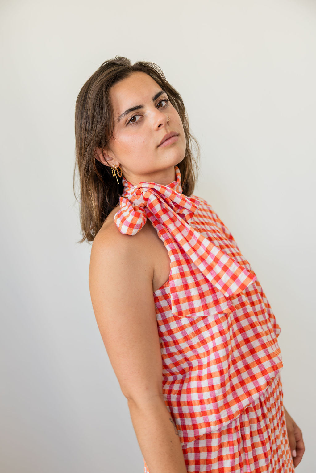Marlyn Squared Blouse Orange