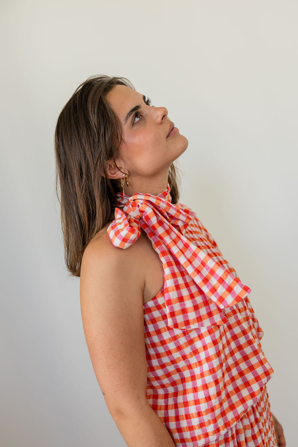 Marlyn Squared Blouse Orange