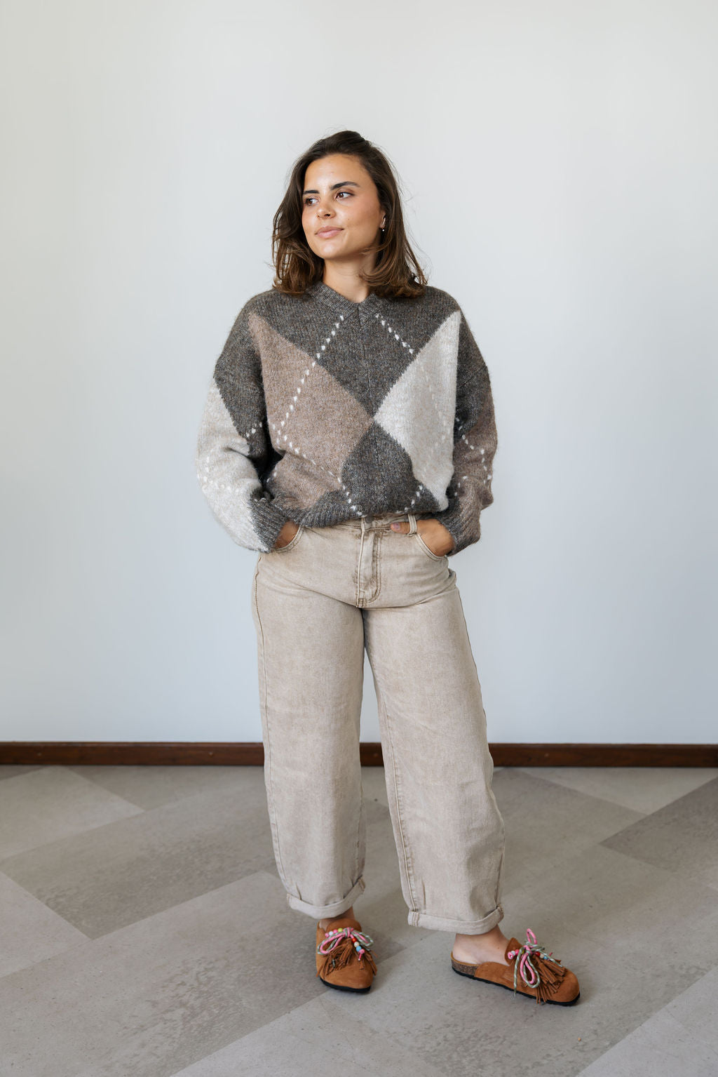 Noella Lai Knit Ash Brown
