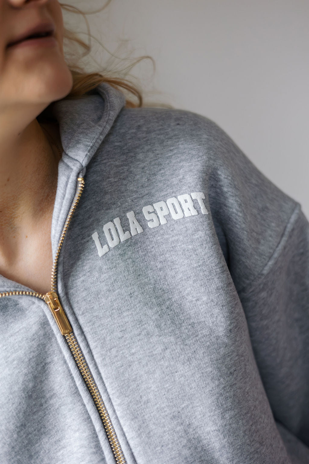 TLC Stella Zip Hoodie Grey