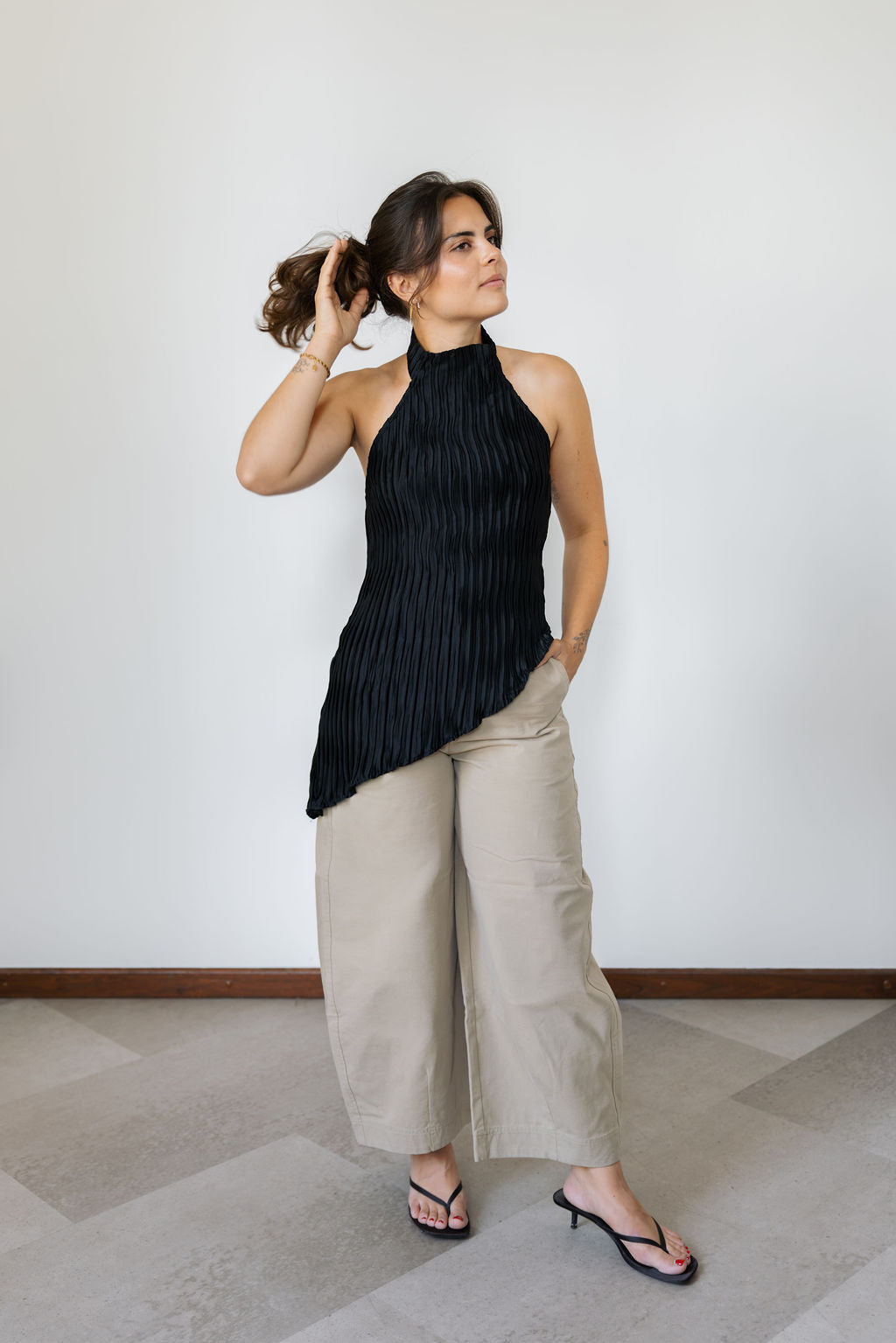 Senna Halter Top Black