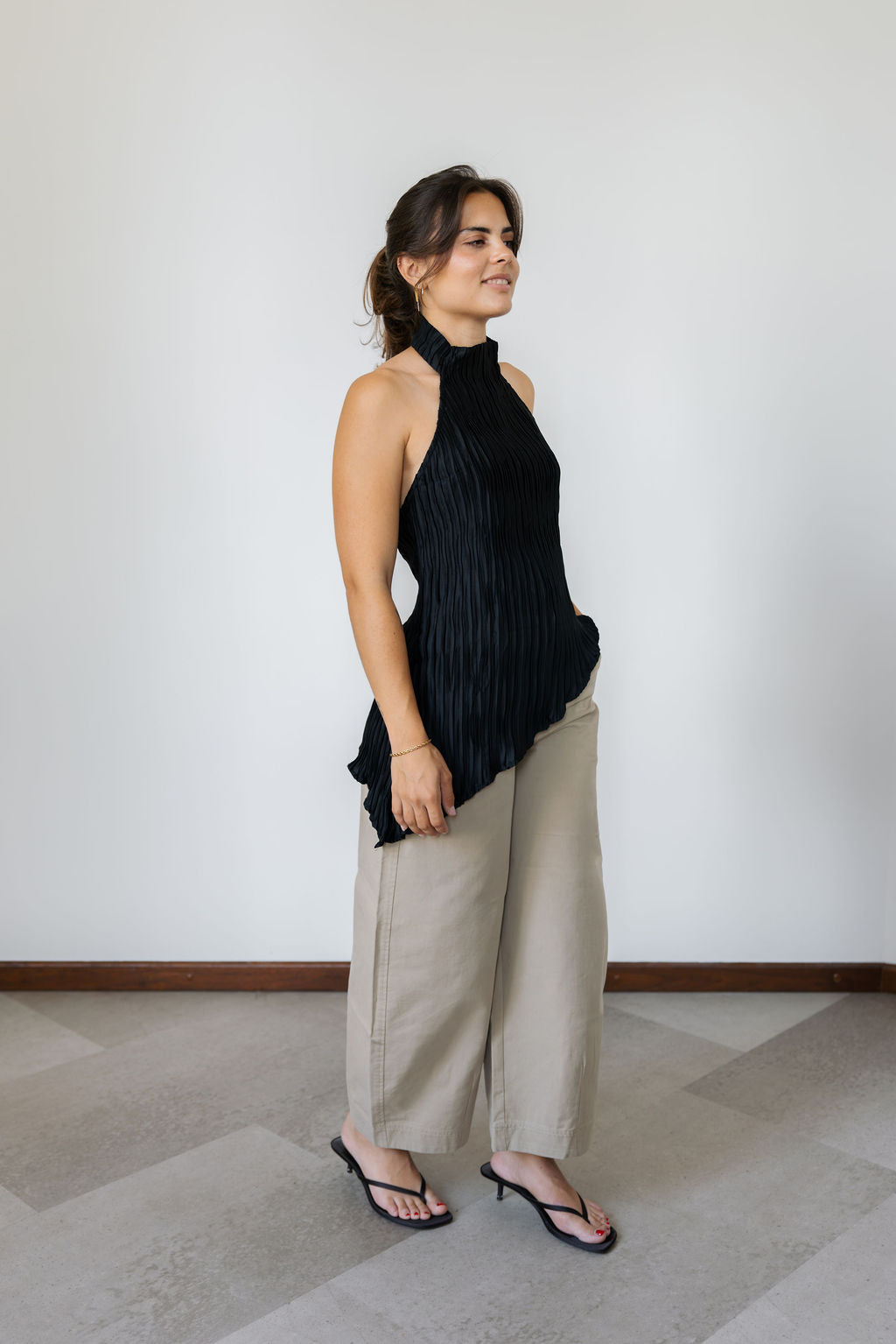 Ally Barrel Pantalon Beige