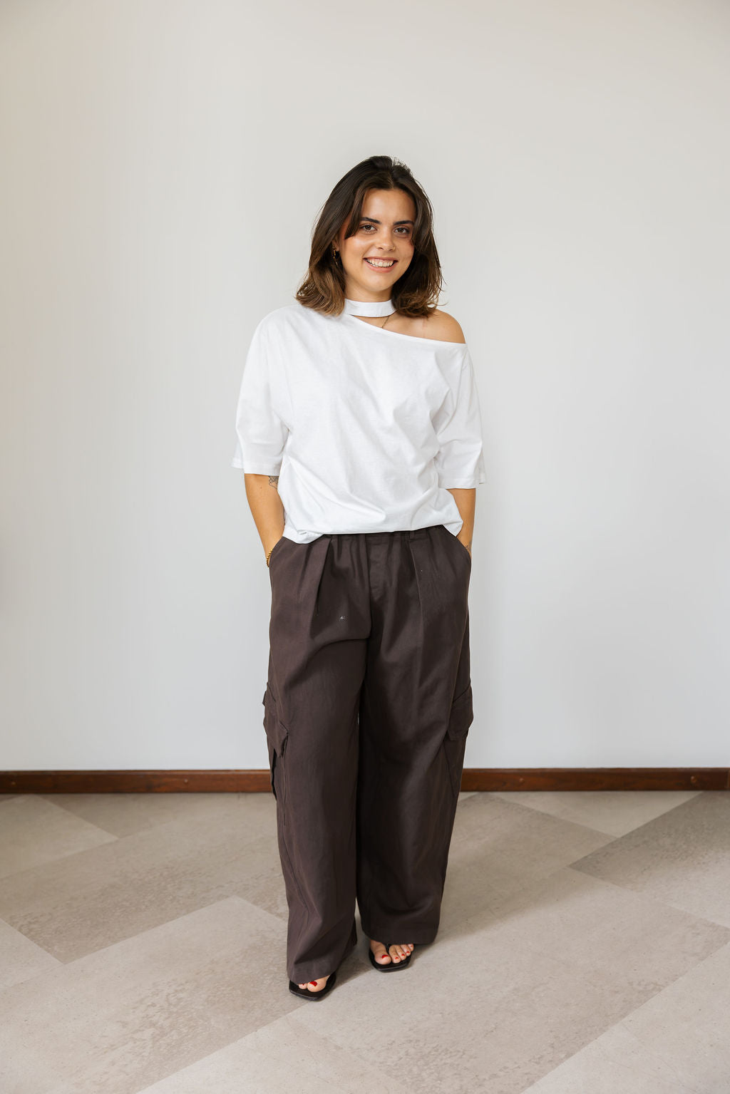 Nate Balloon Pantalon Brown
