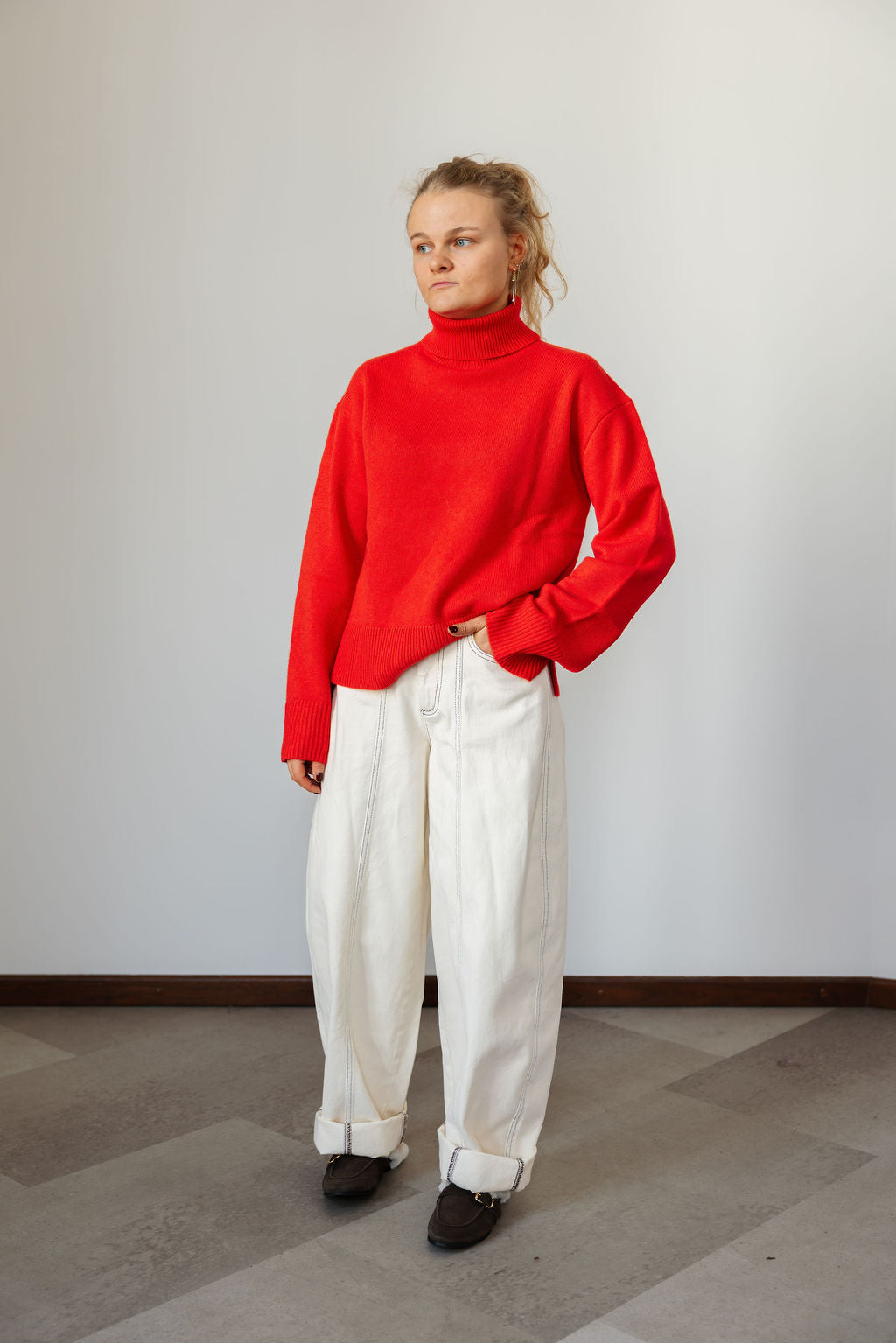 Envii Enelise Knit Fiery Red