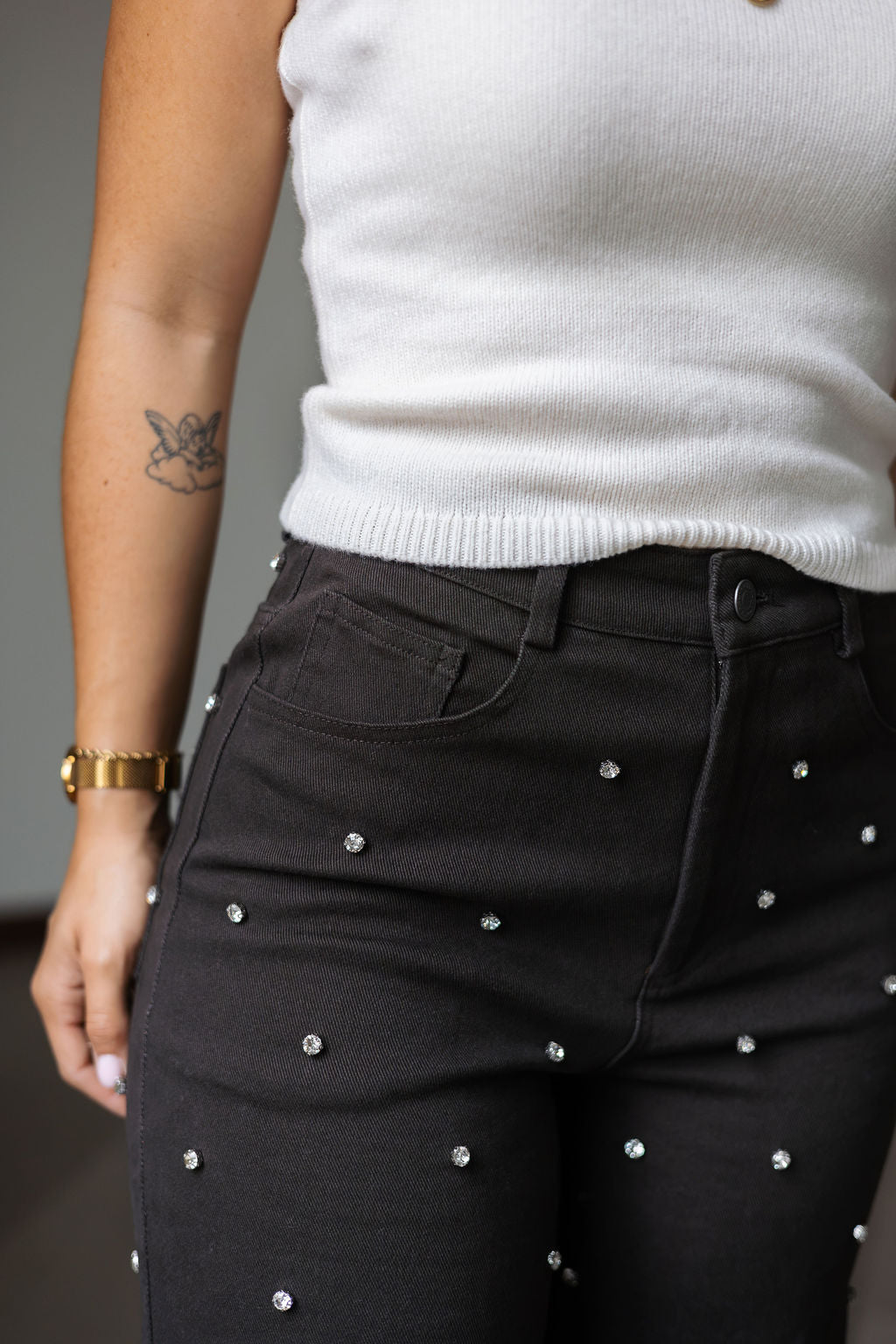 WP Vera Jeans - Dark Brown