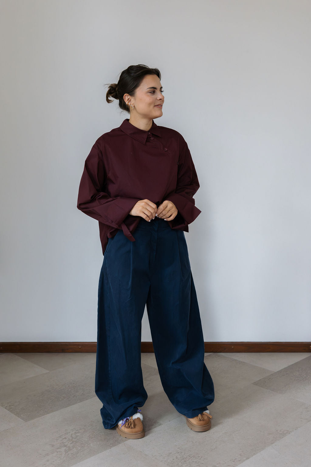 Envii Enweb Short Shirt Burgundy