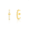 Diamond Bar Stud Earring