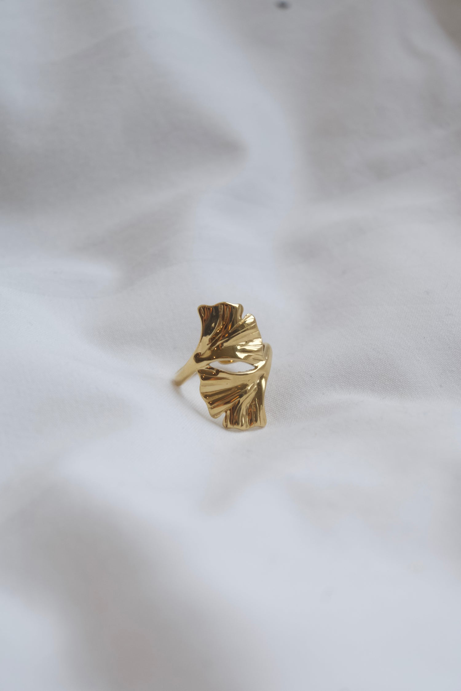 Naomi Double Leaf Ring