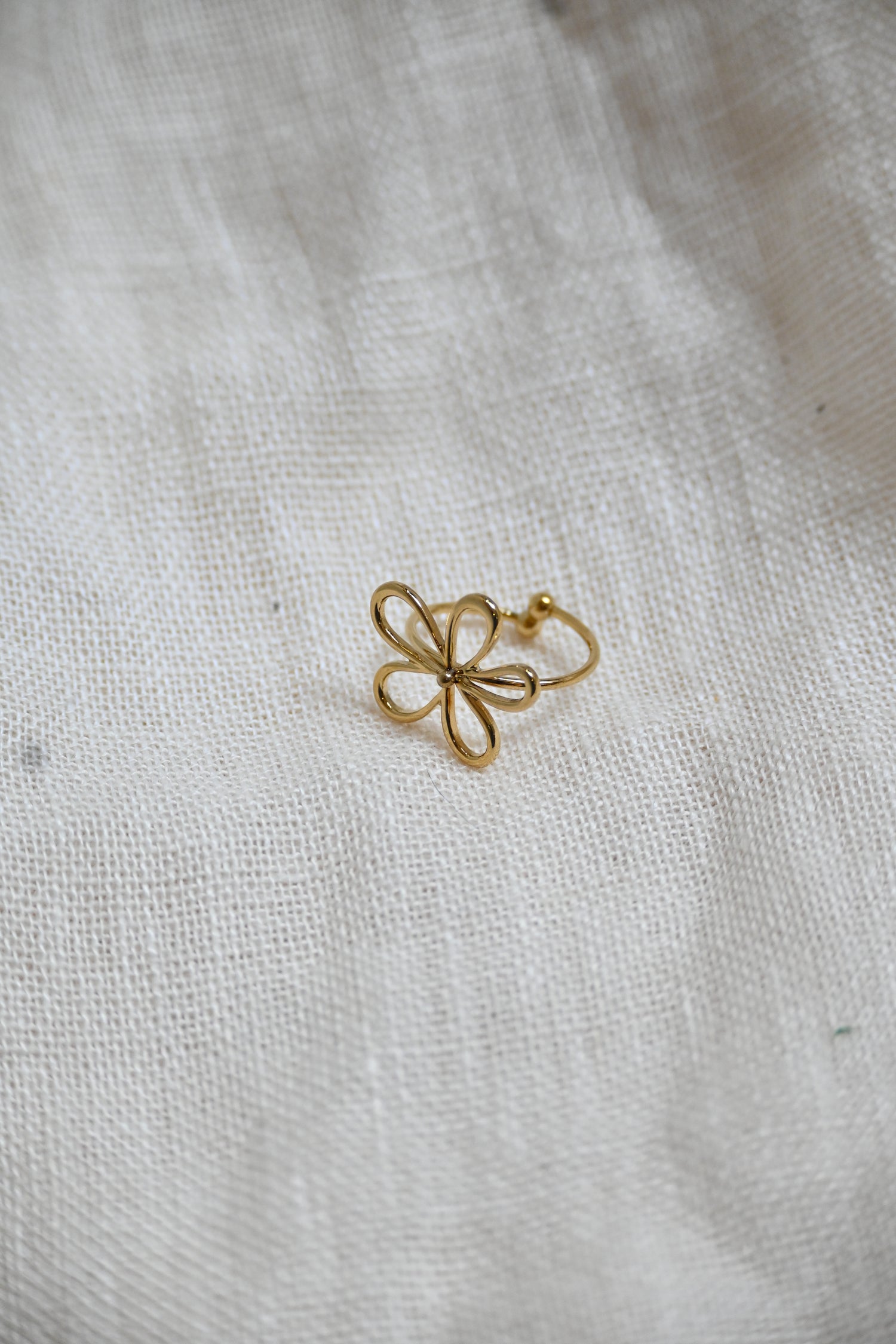 Little Golden Flower Ring