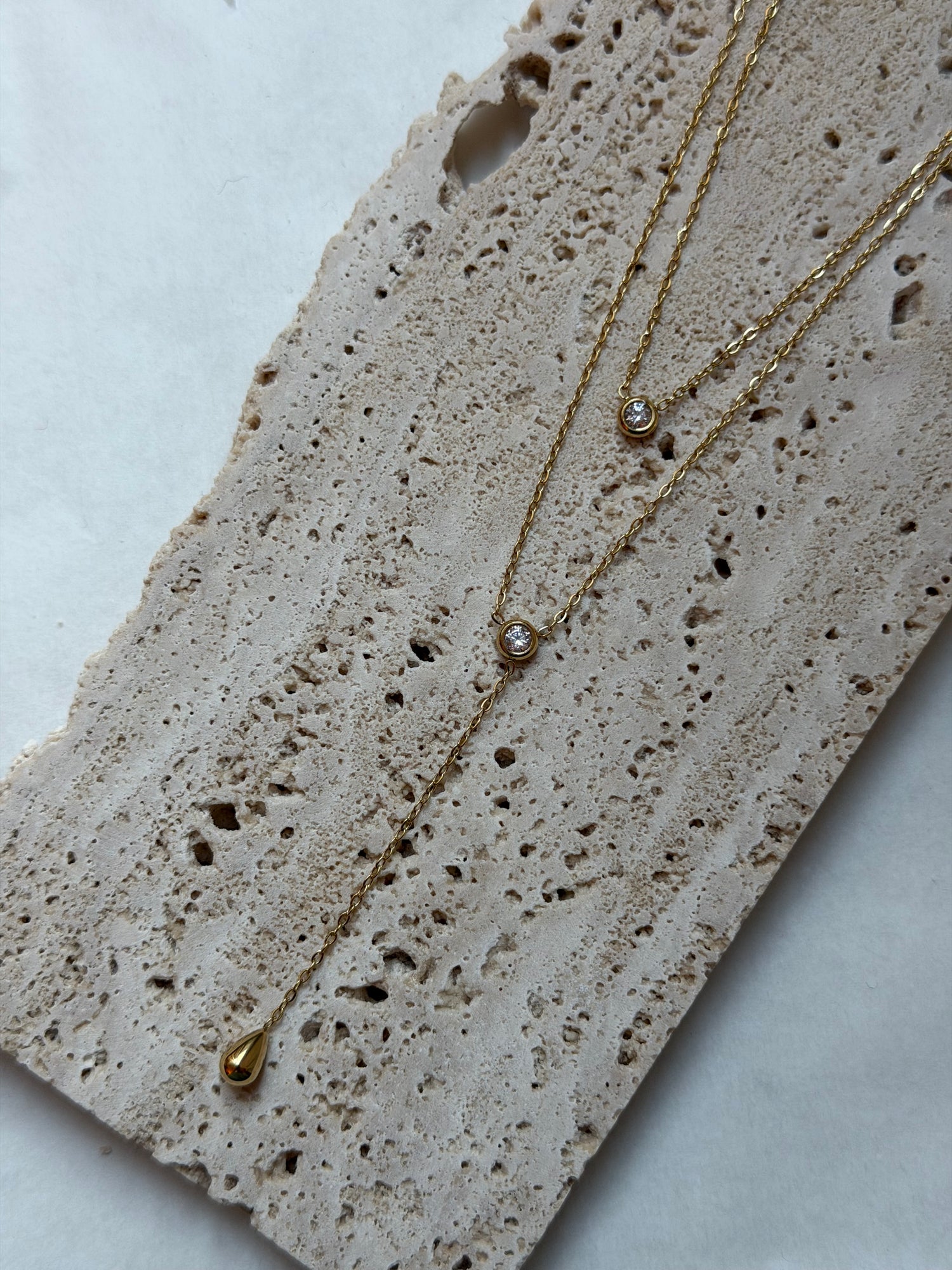 Babette Double Drop Necklace