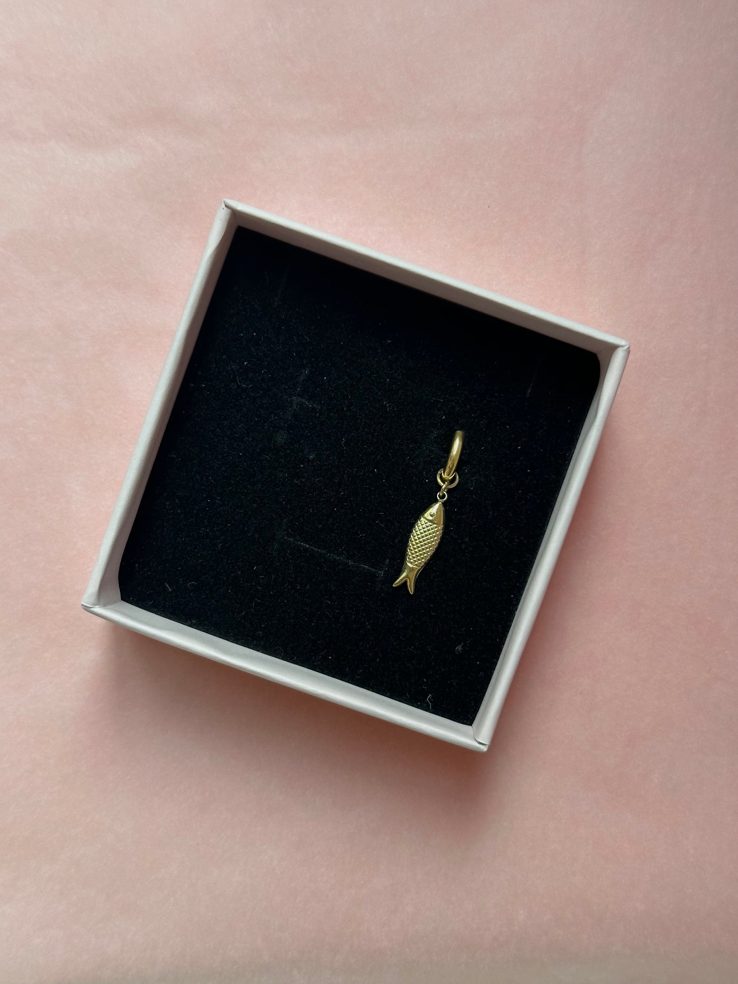 Little Golden Fish Earring