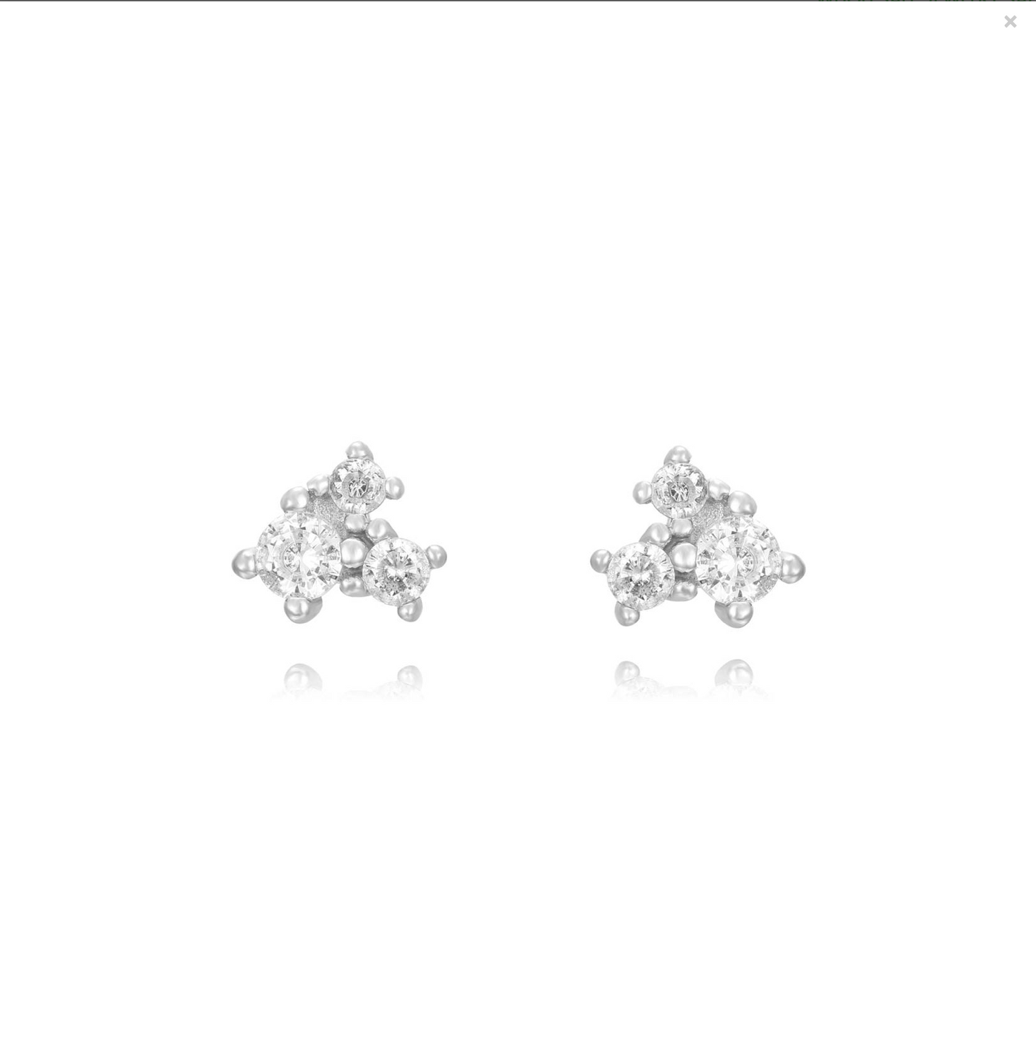 Little Stone Stud-Goud/Zilver