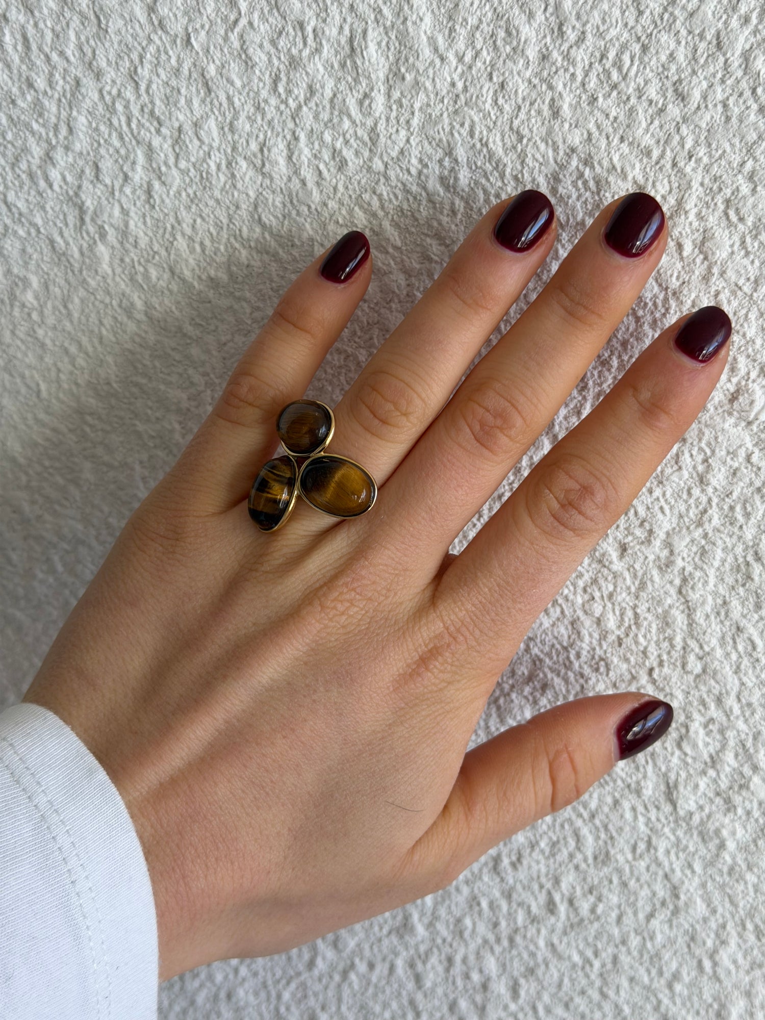 Amaya Brown Stone Ring