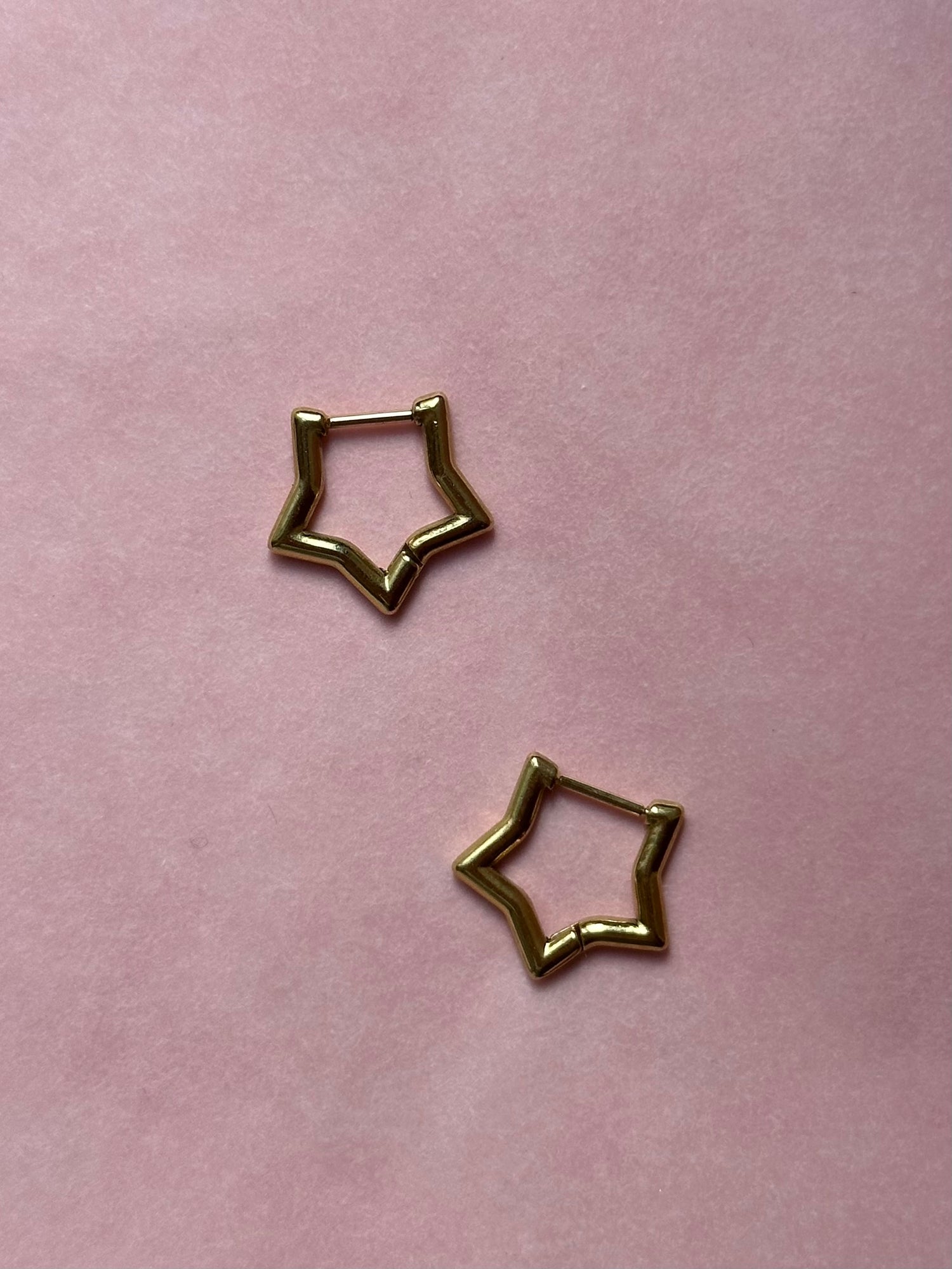 Little Golden Star Earrings