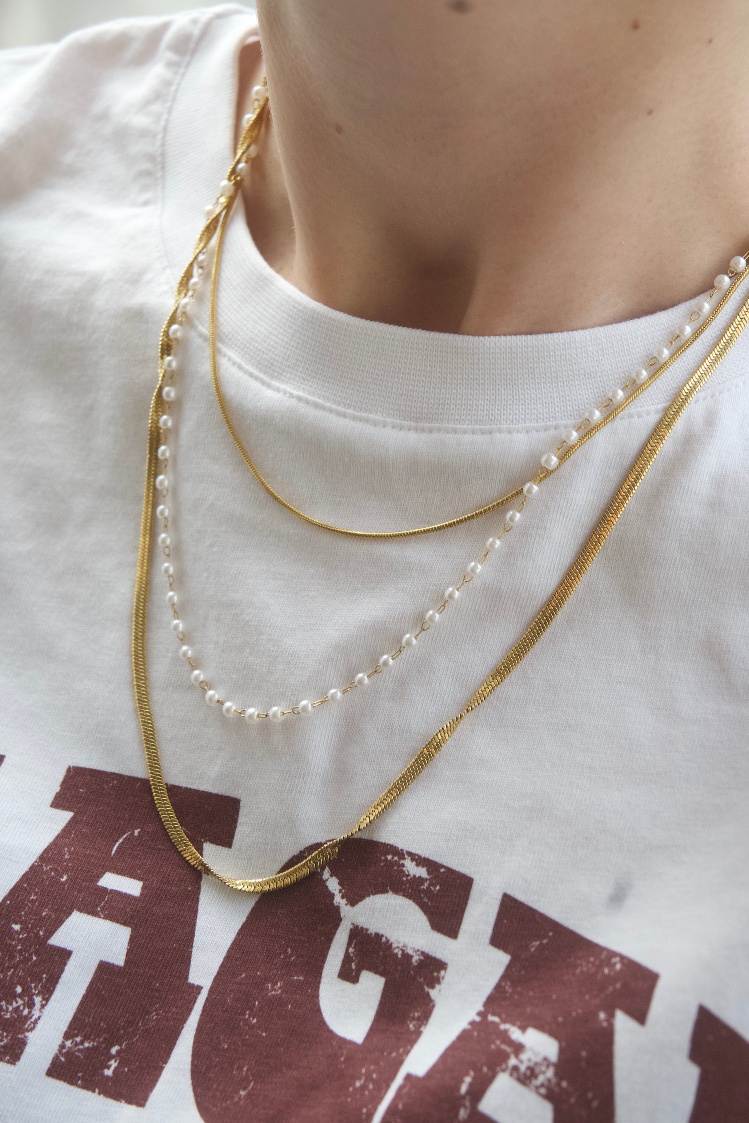 Yana Double Snake Necklace