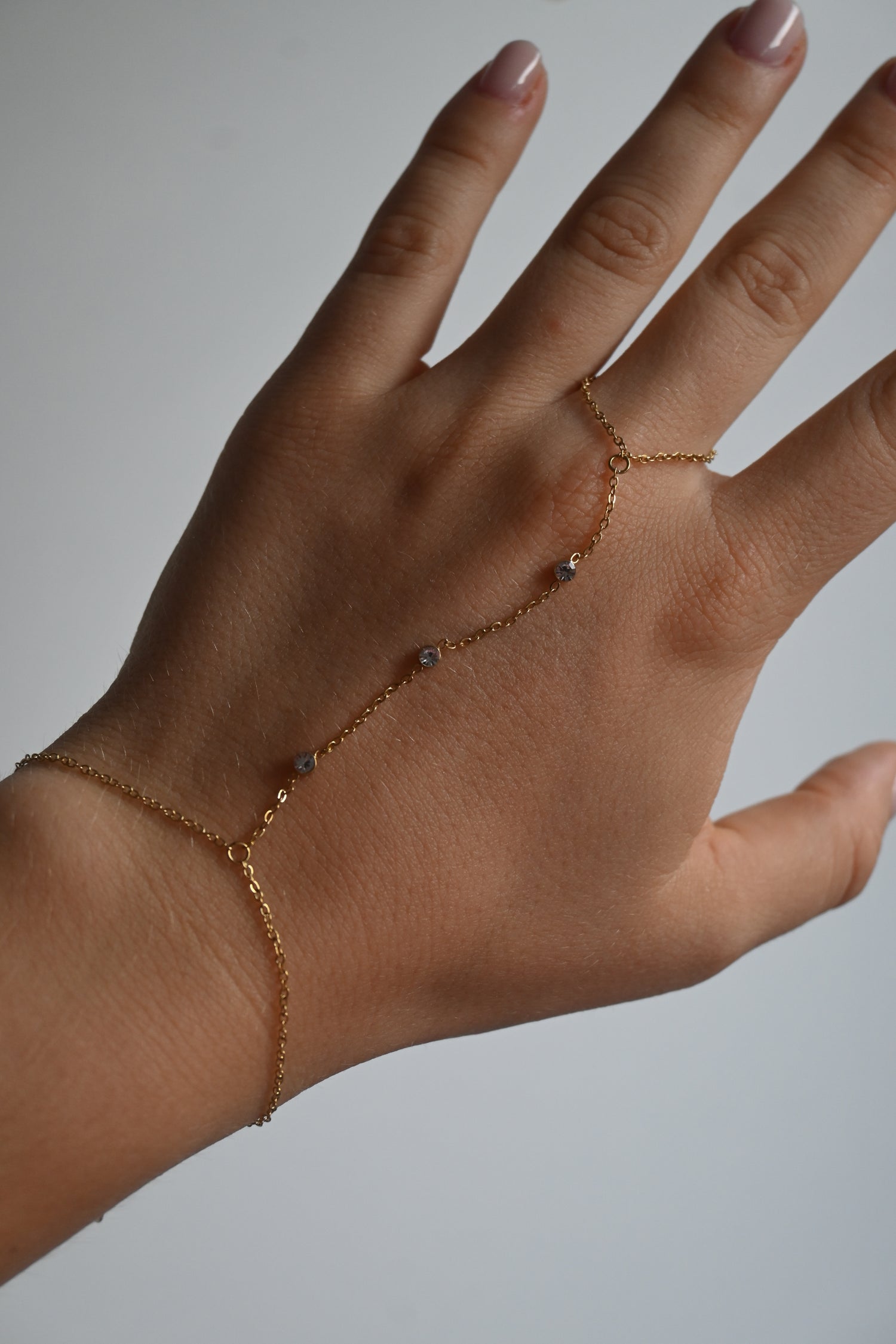 Tripple Diamond Handchain