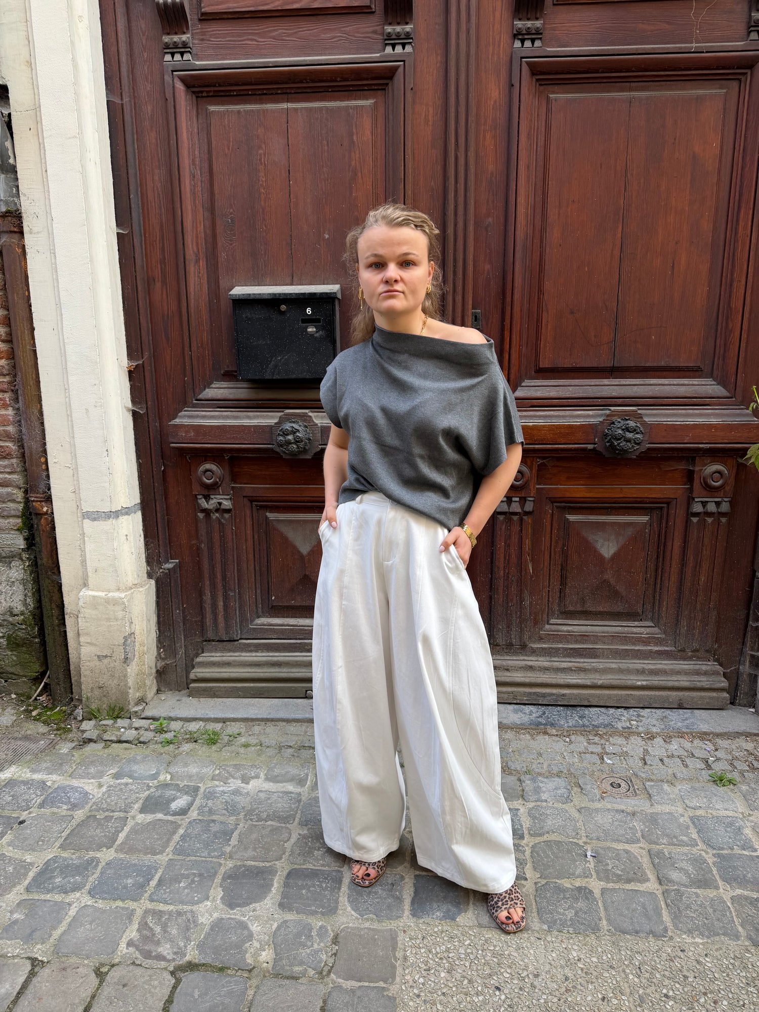 Marley Balloon Pantalon White