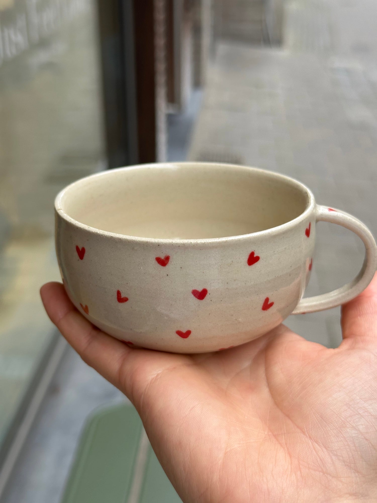 Handmade Ceramic Cup With Handle
