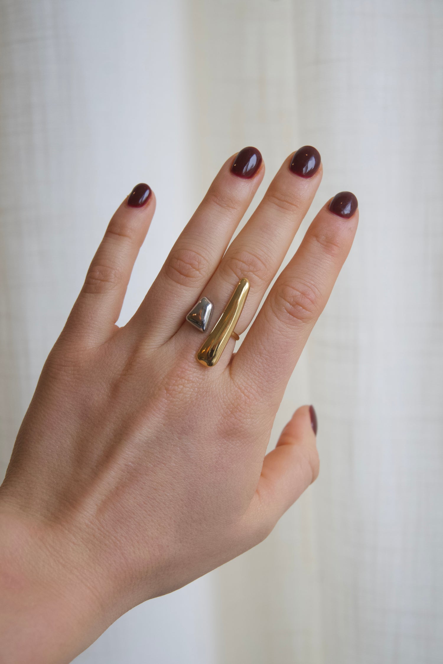 Kenza Asymmetric Combi Ring