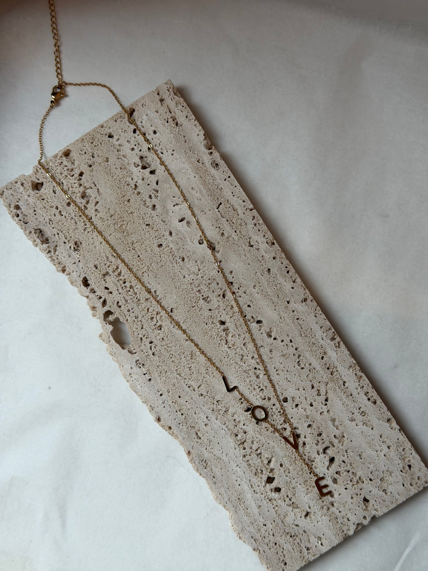 Golden Love Y-Necklace