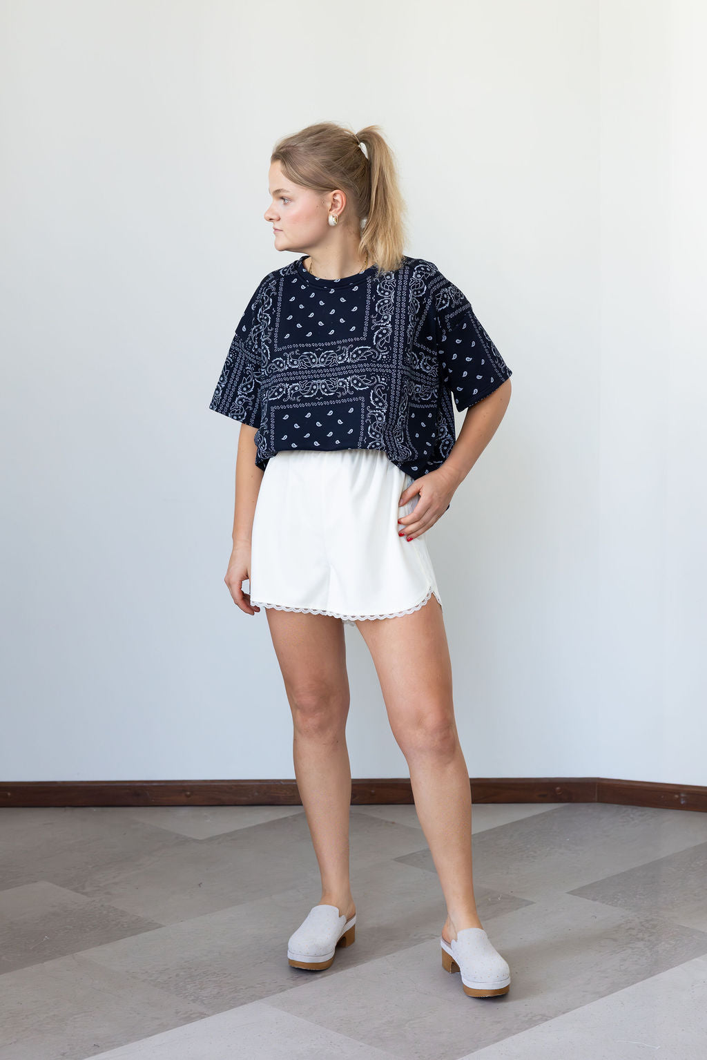 Roxie Bandana T-Shirt Blue