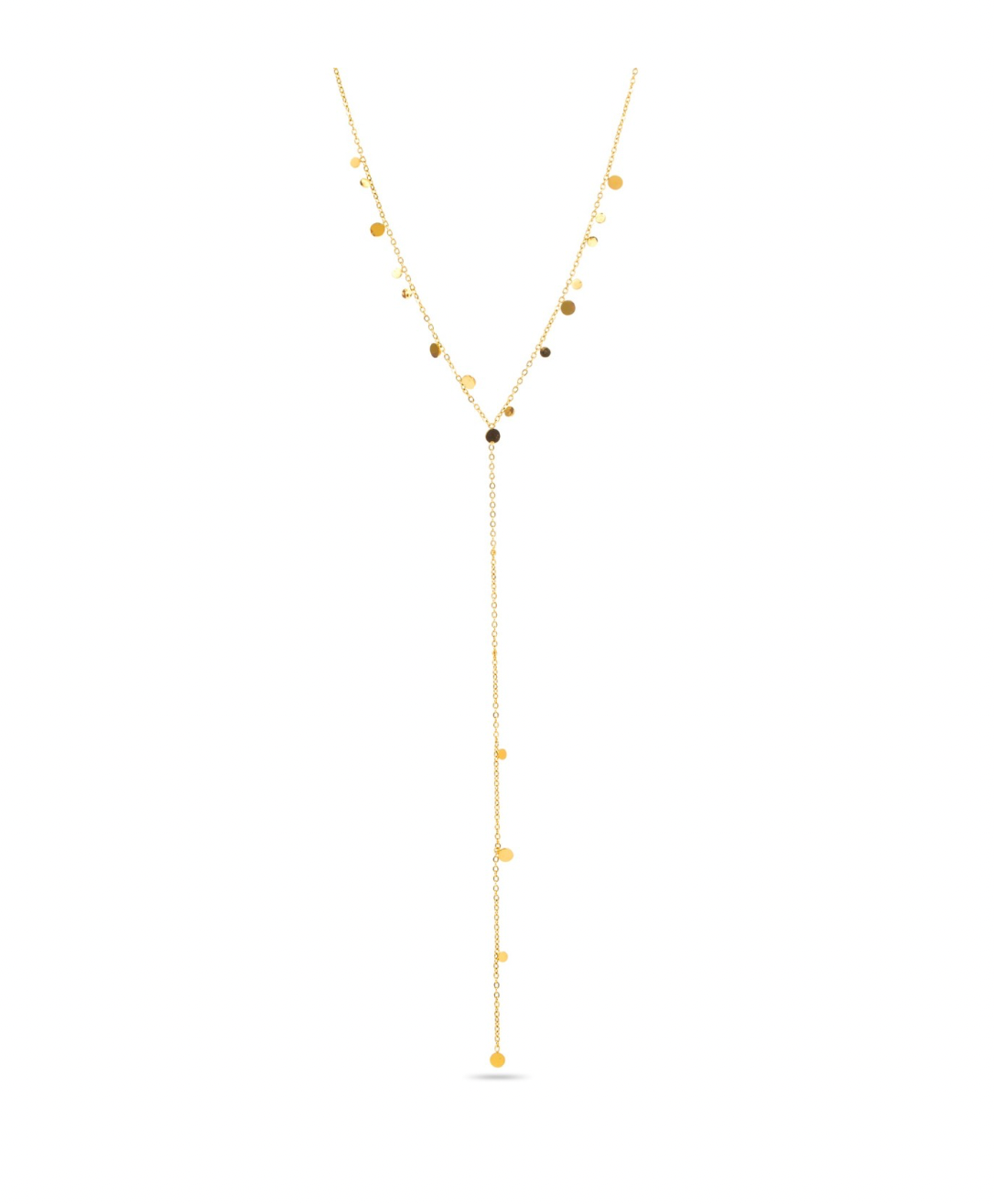 Little medaillon Y-Necklace-Goud/Zilver
