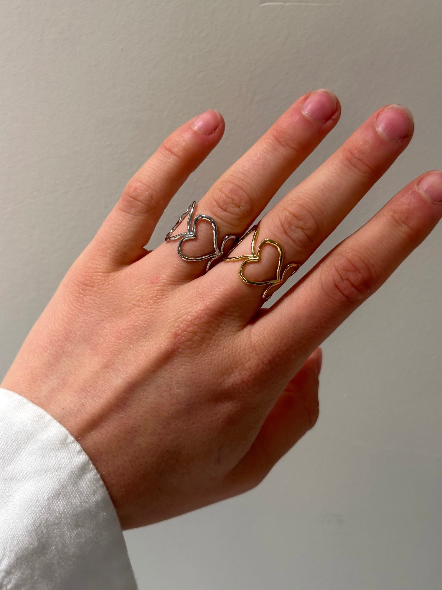 Circle of Love Ring-Goud/Zilver