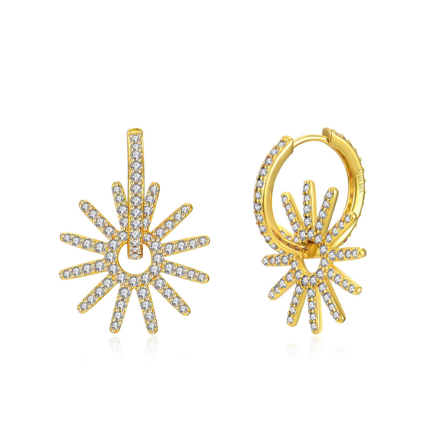Issy Little Star Earring-Goud/Zilver