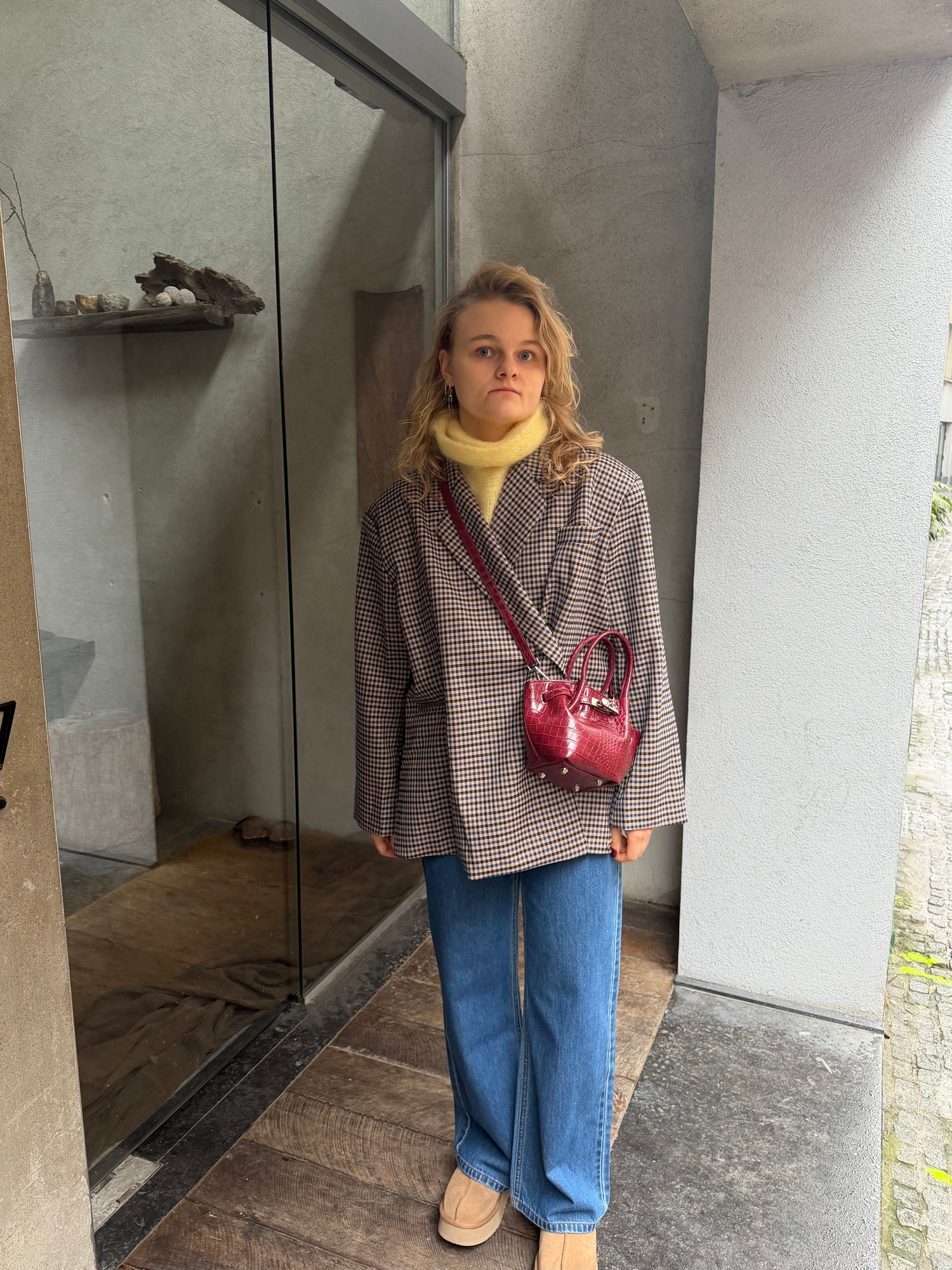 Noella Mini Dee Bag Bordeaux